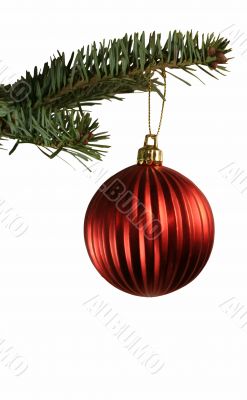 Red Ball Christmas Ornament