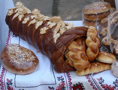 Ukrainian festive Bread Horn of Plenty