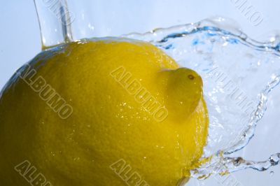 Lemon and water Lemon and water