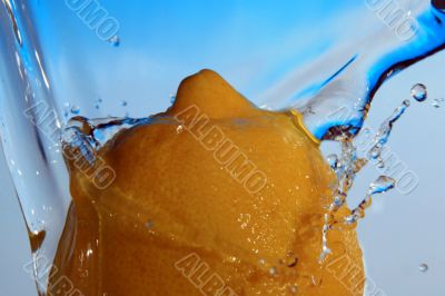 Lemon and water Lemon and water