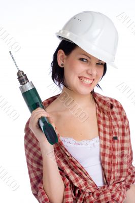 cheerful worker