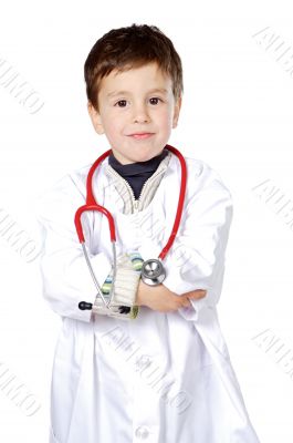 Adorable future doctor