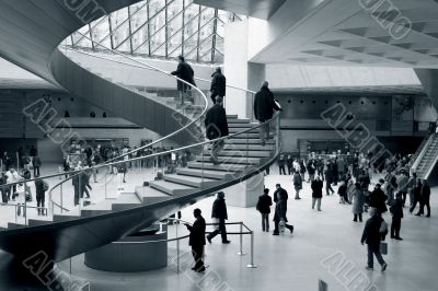 Entrance Hall In Louvre