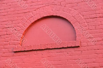 Bright Pink Window Frame