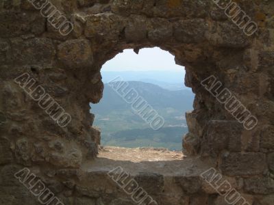 window on Roussillon