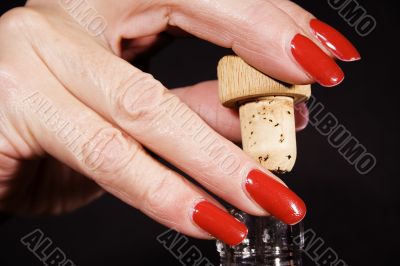 Uncorking a Wine Bottle