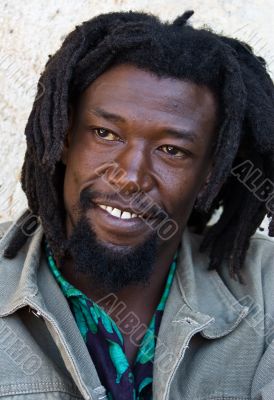Rastafarian portrait