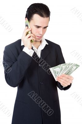 attractive young person businessman