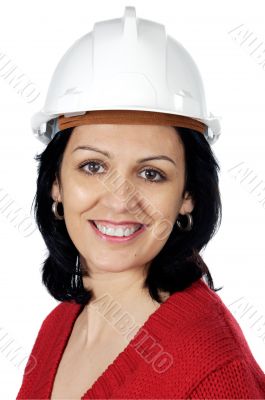 attractive lady architect