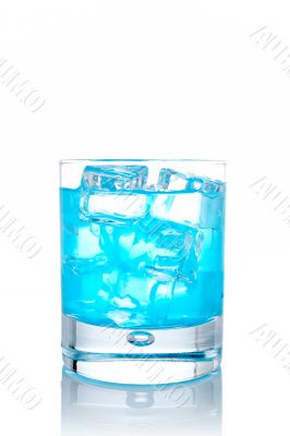 Blue paradise cocktail