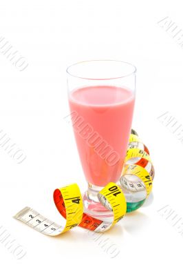 Fresh and nutritious diet milkshake