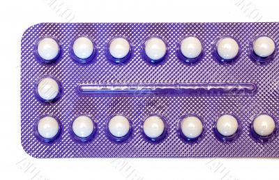 Birth Control Pills - Top View