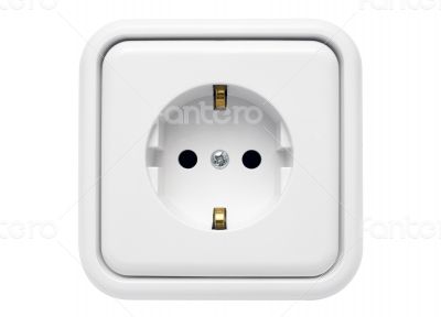 White Power Outlet w/ Path