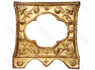 Artistic Golden Picture Frame w/ Path