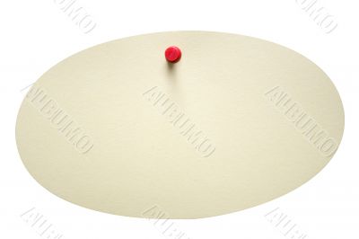 Singe Oval Note w/ Path