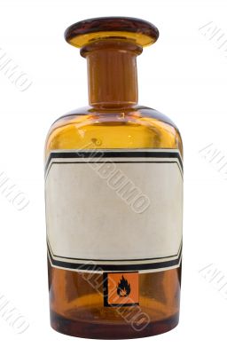 Apothecary Bottle w/ Path