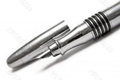 Silver Writing Pen - Close View