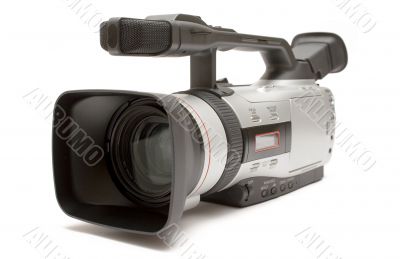Digital Video Camera - Front-Side View