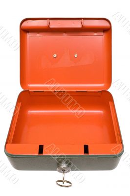 Empty Cash Box w/ Path - Top View