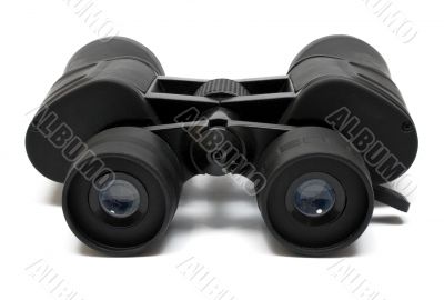 Binoculars Front - Side View w/ Path