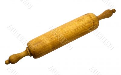 Vintage Wooden Rolling Pin w/ Path