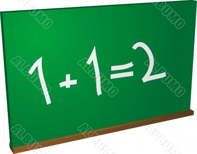 Math blackboard