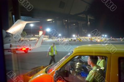 airport rush hour