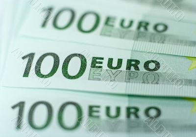One Hundred Euro Banknotes