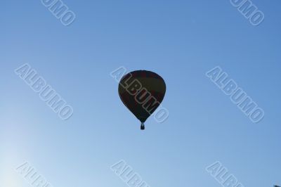 Hot air balloon silhouette Hot air balloon silhouette