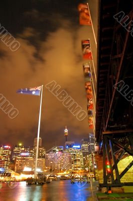 darling harbour sunset