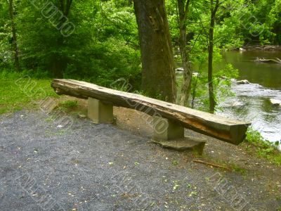 Bench in the park Bench in the park
