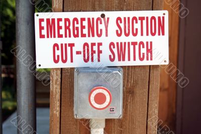 Emergency sign Emergency sign