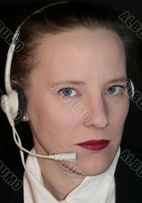woman with headphone woman with headphone