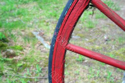Red Wagon Wheel