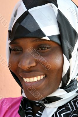 African Muslim woman