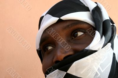 African Muslim woman