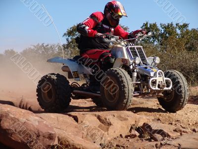 quad motorcycle racing