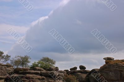 Cloud over Brimham Rocks