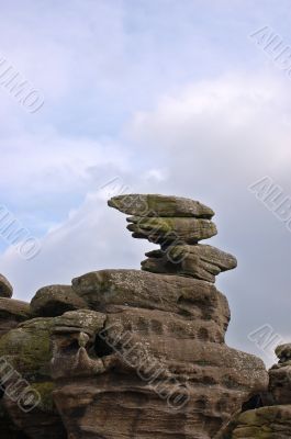 Stone column at Brimham Rocks