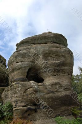 Strange formation at Brimham Rocks