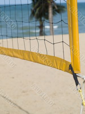 Detail of volleyball net