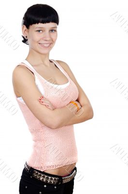 attractive young casual girl