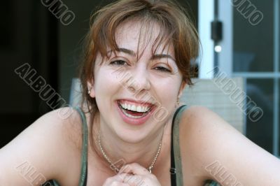 Smiling young woman