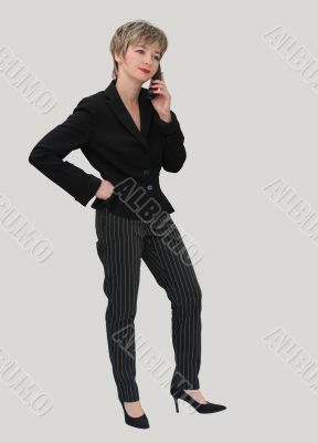 Businesswoman on the phone