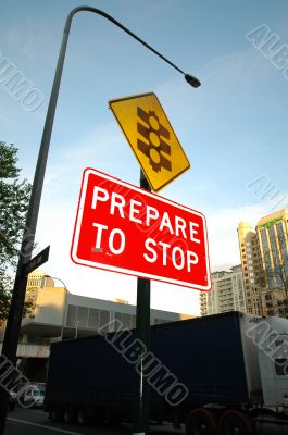 prepare to stop