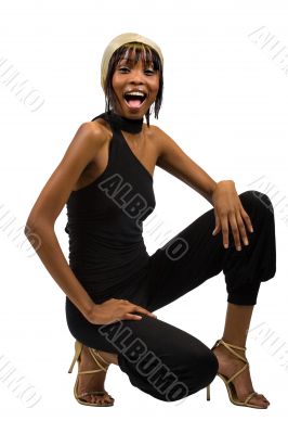 Young African American girl Young African American girl