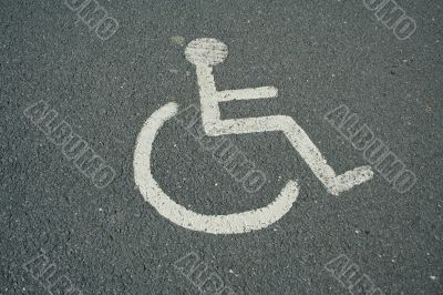 handicapped sign