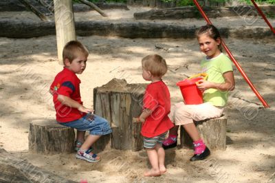 on the playground on the playground