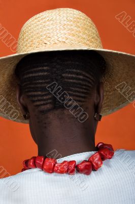 afro hairstyle