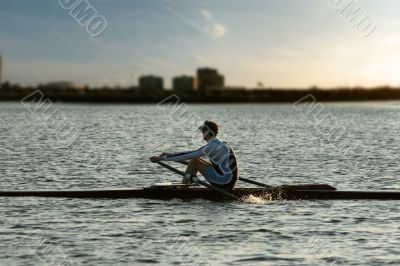 Rowing alone